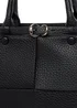 Raffaella Black Buckle Detail Shoulder Bag - One Size Image 2