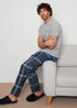 Threadbare Light Grey Cotton Blend Pyjama Set - XXL Image 1