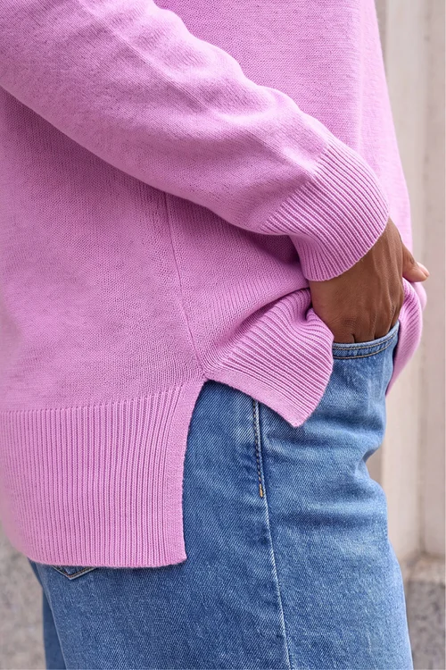 Roman Mauve Soft Crew Neck Jumper - 20 Image 4