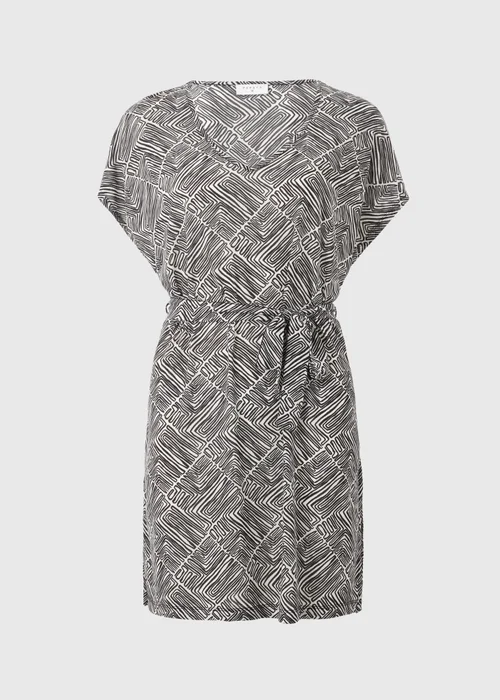 Black Mono Geometric Kaftan - Extra small Image 3