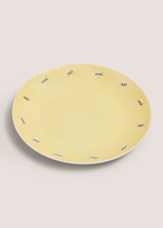 Yellow Bee Daisy Side Plate
