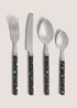 16 Piece Mono Heart Cutlery Set Image 1