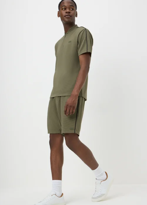 Khaki Grandad Co Ord Shorts - XS Image 3