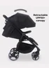 My Babiie Black Leopard Print Dani Dyer Pushchair - One Size Image 4
