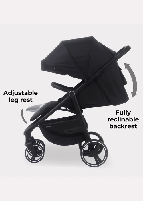 My Babiie Black Leopard Print Dani Dyer Pushchair - One Size Image 6