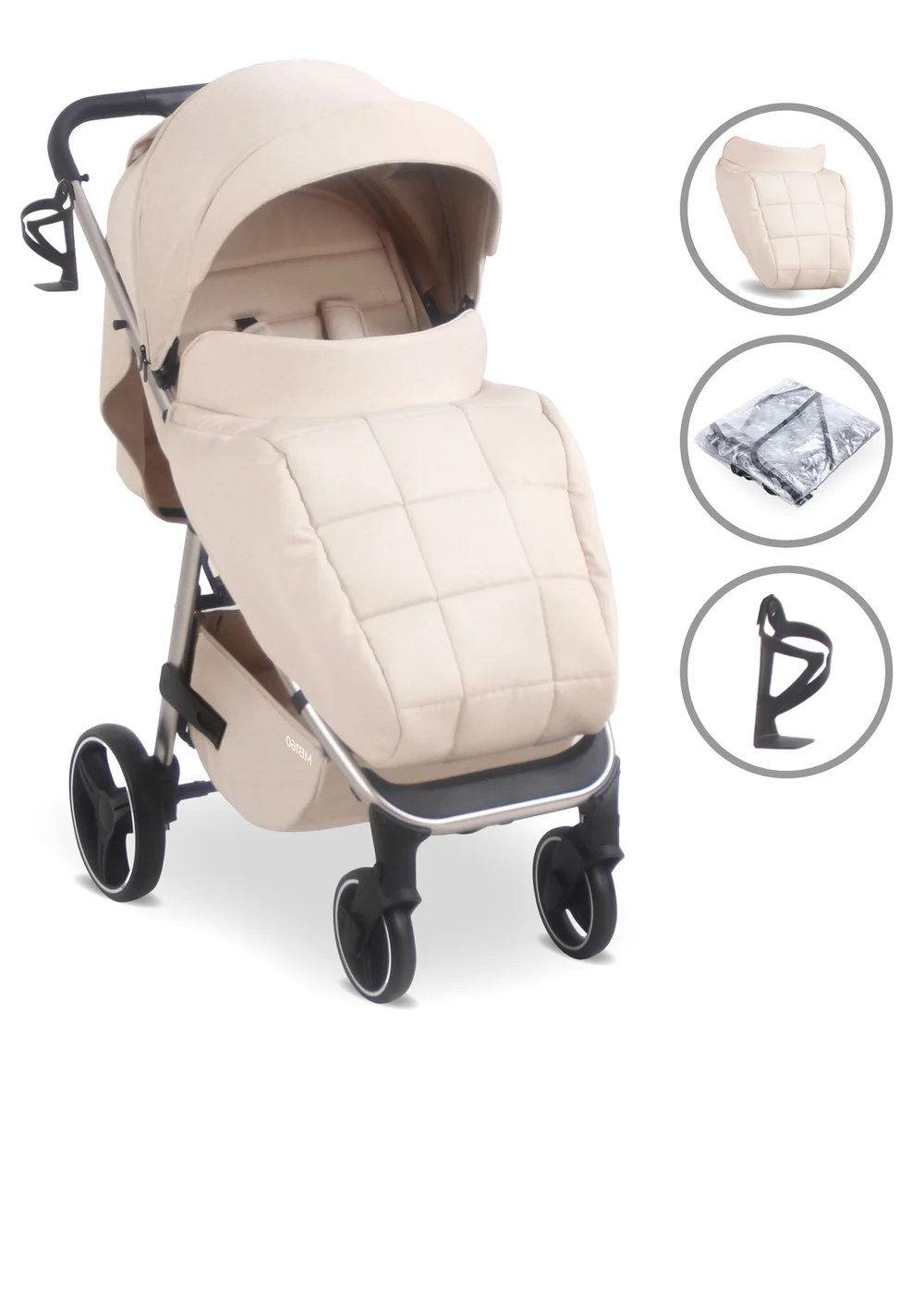 My Babiie Cream Billie Faiers Pushchair - One Size Image 1