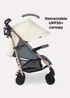 My Babiie Cream Billie Faiers Quilted Lightweight Stroller - One Size Image 5
