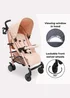 My Babiie Rose Gold & Blush Billie Faiers Stroller - One Size Image 4