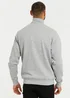 Threadbare Grey 1/4 Zip Neck Sweatshirt - L Image 2
