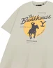 Yellowstone Beige The Bunkhouse Short Sleeved T-Shirt Oatmeal - Extra Large Image 5