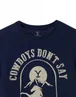 Yellowstone Blue Cowboys Don't Say Goodbye Short Sleeved T-Shirt - Medium Image 5