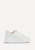 Linzi Twyla White Faux Leather Platform Trainer - Size 4 Image 2