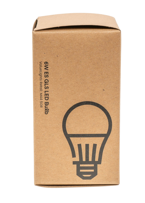 ValueLights 6 Pack E27 GLS LED 6W Warm White 3000K Light Bulbs - One Size Image 2