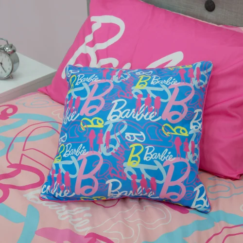 Barbie Pink Unboxed Square Cushion (40x40cm) - One Size Image 2