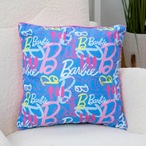 Barbie Pink Unboxed Square Cushion (40x40cm) - One Size Image 4