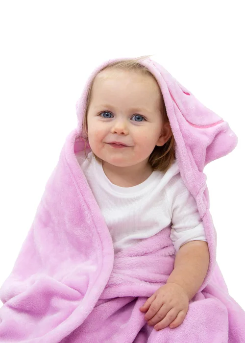 Peppa Pig Pink 3D Hooded Wearable Throw - One Size Image 1