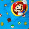 Nintendo Blue Splitter Polycotton Duvet Set - Single Image 4