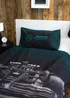 Mercedes Grey Stealth Reversible Polycotton Duvet Set - Single Image 3