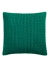 Laurence Llewelyn-Bowen Amory Velvet Green Filled Cushion - 43W X 43D Image 2