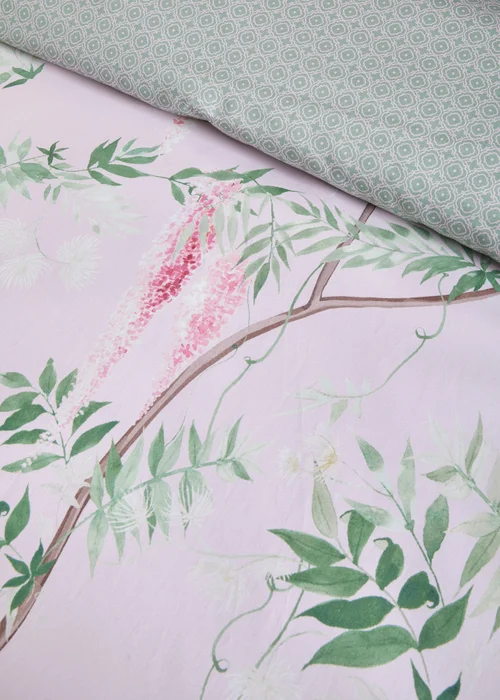 Soiree Enya Digitally Printed Pink Duvet Cover Set - Double Image 3