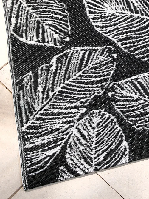 Fusion Matteo Black Outdoor Rug - 120 x 170 Image 2