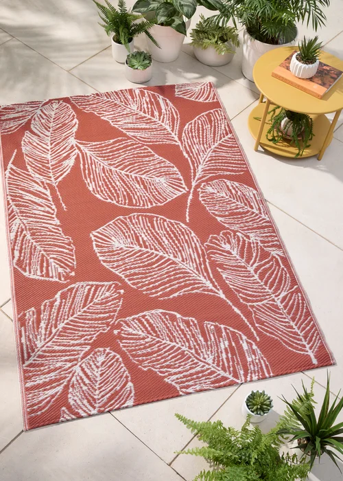 Fusion Matteo Terracotta Outdoor Rug - 120 x 170 Image 1