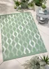 Fusion Rico Outdoor UV Resistant Green Outdoor Rug - 120 x 170 Image 1