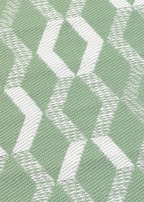 Fusion Rico Outdoor UV Resistant Green Outdoor Rug - 120 x 170 Image 3
