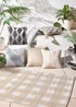 Dreams & Drapes Design Gingham Natural Outdoor Rug - 120 x 170 Image 4
