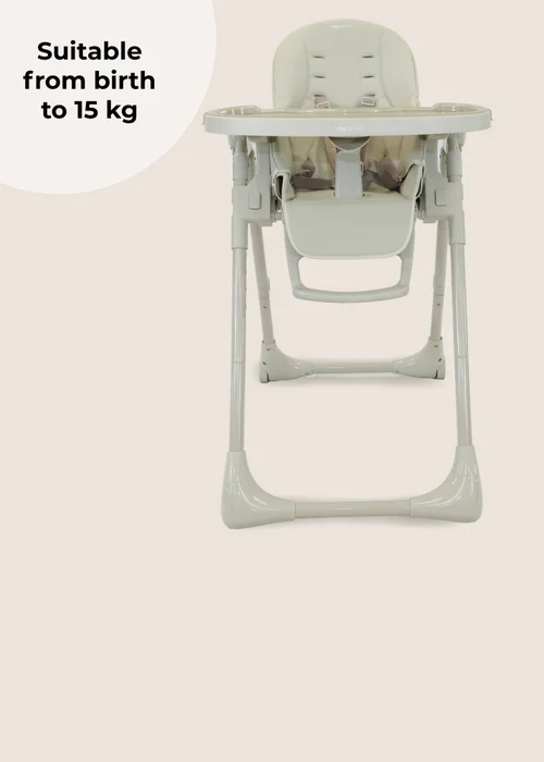 My Babiie Oatmeal Luxe Highchair - One Size Image 2