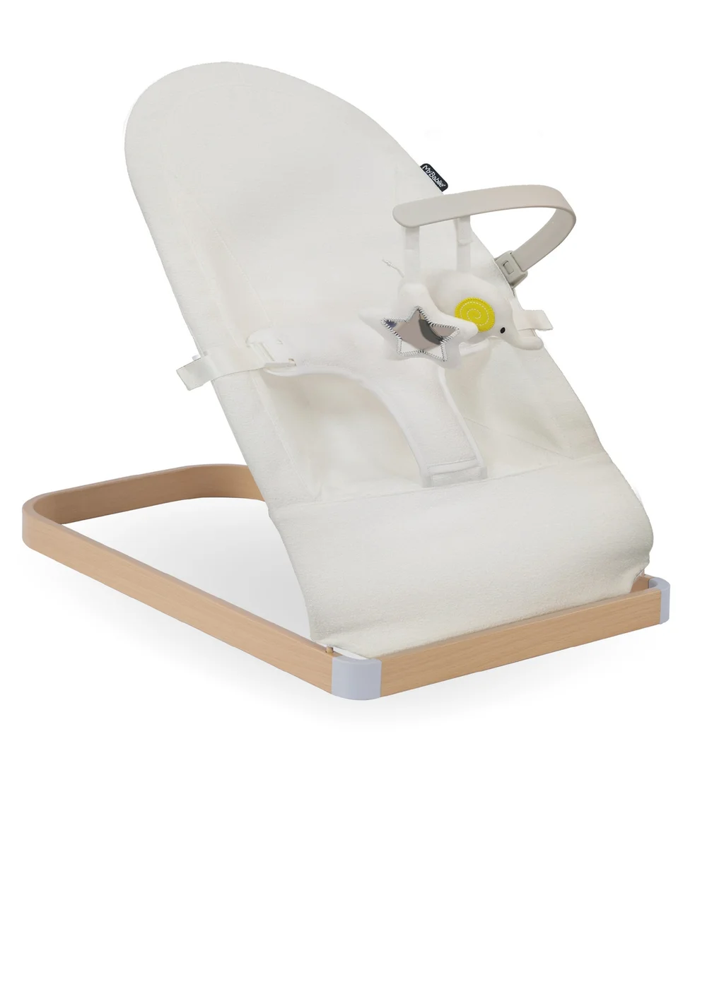 My Babiie Cream Baby Bouncer - One Size Image 1