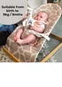 My Babiie Tan Giraffe Baby Bouncer - One Size Image 2