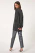 Roman Black Relaxed Stretch Shimmer V-Neck Jumper - Size 12 Image 3