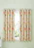 Dreams & Drapes Design Flourette Lined Natural Eyelet Curtains - 66W X 72D (168x183cm) Image 1