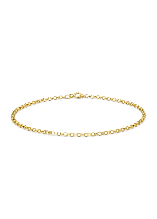 Golden Moments 9ct Yellow Gold Belcher Bracelet