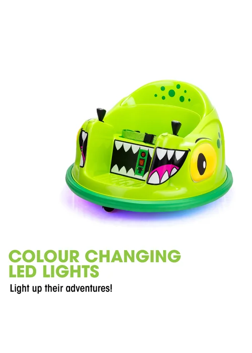 Xootz Dark Green Animal Bumper Dinosaur Car - One Size Image 4