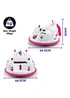 Xootz White Animal Bumper Car Unicorn - One Size Image 6
