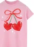 Brands In Cherry Hearts Pink Boyfriend Fit T-Shirt - L Image 2