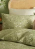 Wylder Bronte Printed Floral Duvet Cover Set Sage - Single Image 2