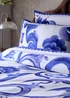 Paoletti Azzurro Printed Cotton Duvet Cover Set - Double Image 3