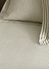 Yard Hebden Melange Stripe Fitted Sheet - Fitted Single Image 2