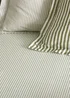 Yard Hebden Melange Stripe Fitted Sheet - Fitted Single Image 2