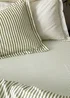 Yard Hebden Melange Stripe Fitted Sheet - Fitted Single Image 1