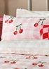 Heya Home Cherry Gingham Printed Duvet Cover Set - Double Image 3