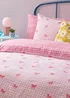 Heya Home Gingham Bows Printed Duvet Cover Set Pink - Double Image 2