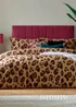furn. True Leopard Printed Duvet Cover Set Multicolour - Single Image 1
