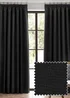 furn. Dawn 100% Blackout Thermal Pencil Pleat Curtains - 46W X 54D (117x137cm) Image 1