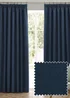 furn. Dawn 100% Blackout Thermal Pencil Pleat Curtains - 46W X 54D (117x137cm) Image 1