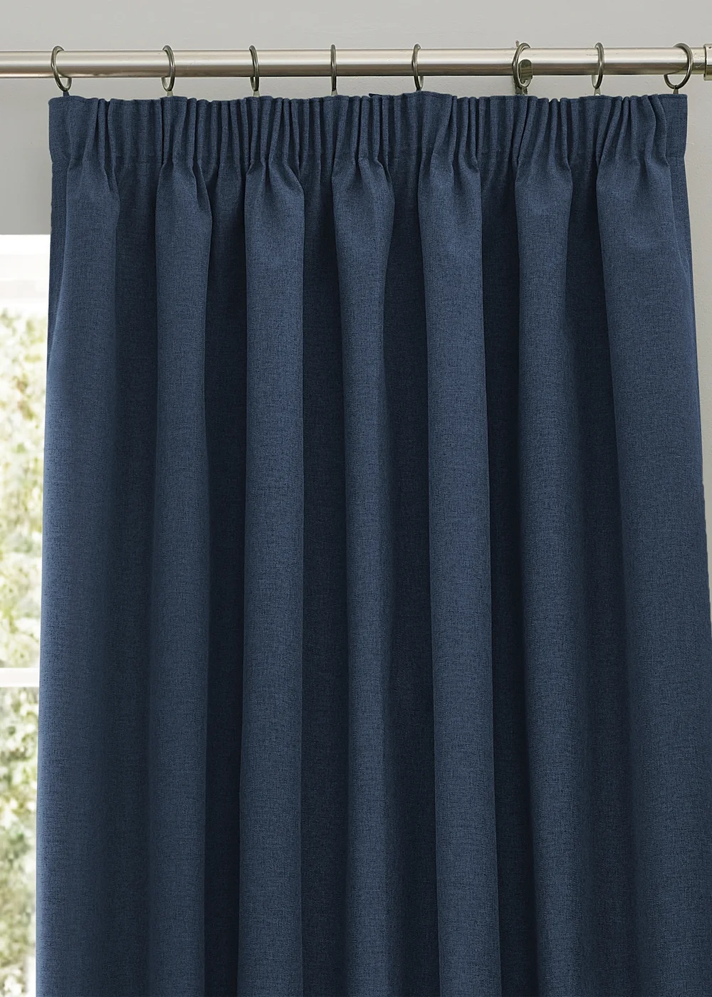 furn. Dawn 100% Blackout Thermal Pencil Pleat Curtains - 46W X 54D (117x137cm) Image 3