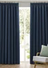 furn. Dawn 100% Blackout Thermal Pencil Pleat Curtains - 46W X 54D (117x137cm) Image 2